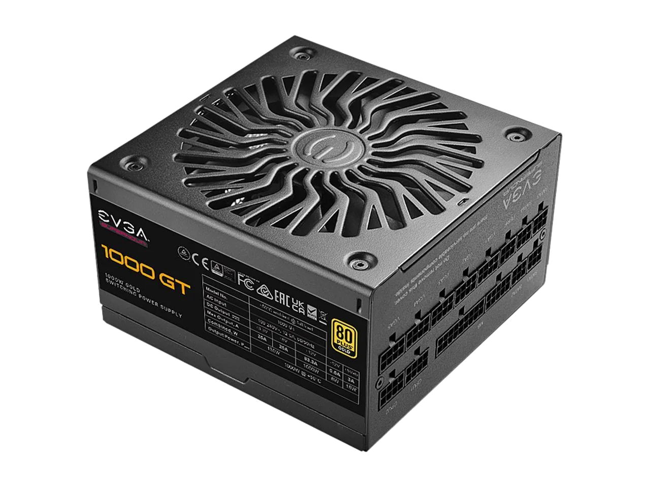 EVGA power supply installed in a Maximum Settings rig